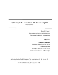 Optimizing SIMD Execution in HW/SW Co-Designed Processors