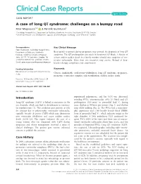 A Case of Long QT Syndrome