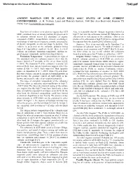 Ancient Martian Life in Allan Hills 84001? Status of Some Current Controversies