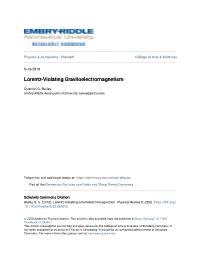Lorentz-Violating Gravitoelectromagnetism