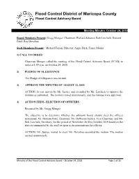 Minutes of the Flood Control Advisory Board – October 24, 2018 Page 1 of 15 5) ACTION ITEM - APPOINTMENT to the FCAB STANDING COMMITTEES