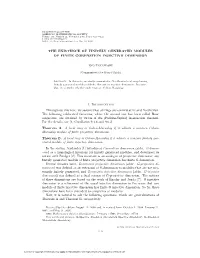 THE EXISTENCE of FINITELY GENERATED MODULES of FINITE GORENSTEIN INJECTIVE DIMENSION 1. Introduction Throughout This Note, We As
