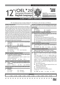 CLASS 3Rd SAMPLE QUESTIONS ANSWERS