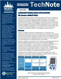 Language Service Translation SAVER Technote