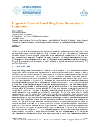 Progress in Inverted Joined Wing Scaled Demonstrator Programme
