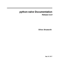 Python-Valve Documentation Release 0.2.0