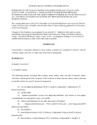 2008 Schedules of Controlled Substances