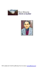 Arun Shourie