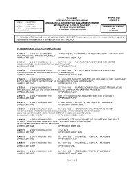 (Bangkok (Acc/Fic/Com Centre)) Notam List Series J