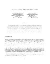 Flags and Shellings of Eulerian Cubical Posets∗†