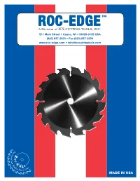 Roc-Edge.Com • Info@Icscuttingtools.Com