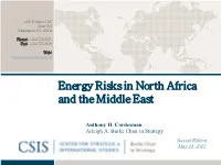 The Regional Security Environment