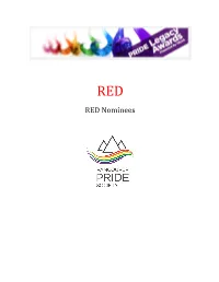 Red Nominee Bios