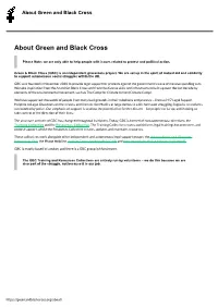About Green and Black Cross
