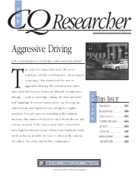 Aggressive Driving