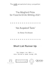 'An Acquired Taste'