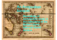 An Antipodean Banquet Recordings of Australasian Music in the Collections of the British Library National Sound Archive Introduction