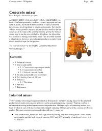 Concrete Mixer - Wikipedia Page 1 of 6