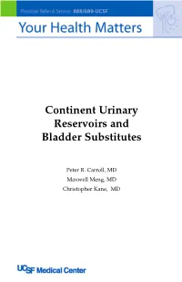 Continent Urinary Reservoirs and Bladder Substitutes.Pdf
