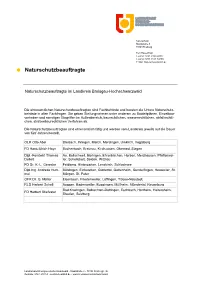 Naturschutzbeauftragte