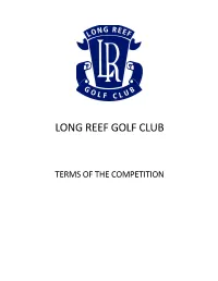 Terms of the Competition