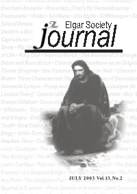 Vol. 13, No.2 July 2003