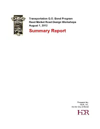 Workshops Summary Report