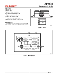 GP2D12 Data Sheet.Fm
