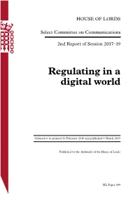 Regulating in a Digital World