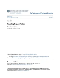 Revisiting Popular Action