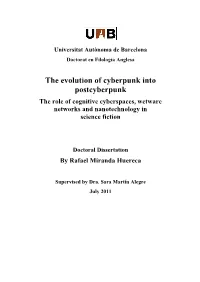 The Evolution of Cyberpunk Into Postcyberpunk