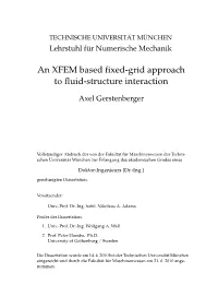 An XFEM Based Fixed-Grid Approach to Fluid-Structure Interaction