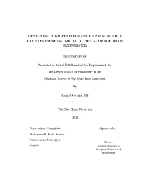 Designing High-Performance and Scalable Clustered Network Attached Storage with Infiniband