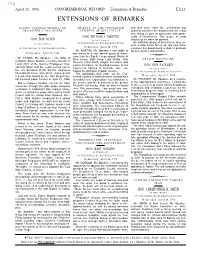 Extensions of Remarks E623 EXTENSIONS of REMARKS