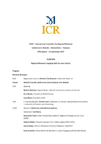 Program ICR Conference 2017