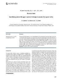 Research Note Quantifying Spirorchiid Eggs in Splenic Histological