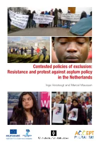 Resistance and Protest Against Asylum Policy in the Netherlands