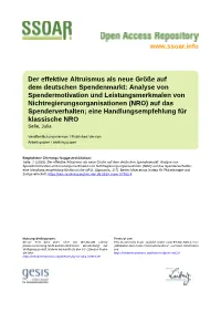 Ssoar-2020-Selle-Der Effektive Altruismus Als Neue.Pdf