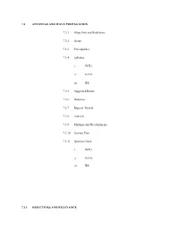 7.3 ANTENNAS and WAVE PROPAGATION 7.3.1 Objectives