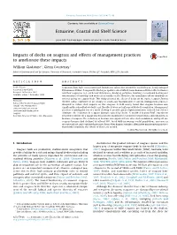 Impacts of Docks on Seagrass and Effects of Management Practices to Ameliorate These Impacts
