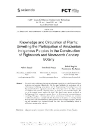 Unveiling the Participation of Amazonian Indigenous Peoples in the Construction of Eighteenth and Nineteenth Century Botany