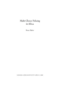 Multi-Choice Policing in Africa