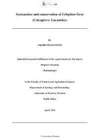 Systematics and Conservation of Colophon Gray