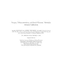 Images, Dehumanization and South Koreans' Attitudes Towards