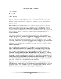 Biofuels Cropping Systems Project