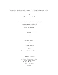New Methodologies in Prosody by Christopher Leo Hench A