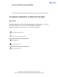 Occupation–Liberation: a View from the Lycée