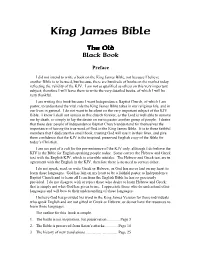 The Old Black Book – the King James Bible Page 2