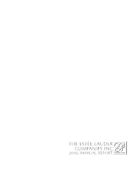 Estee Lauder 2006 Annual Report