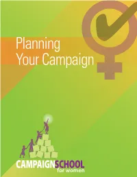 Planning Your Campaign Introduction